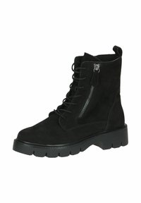 Caprice Stivaletti con plateau - black nubuc