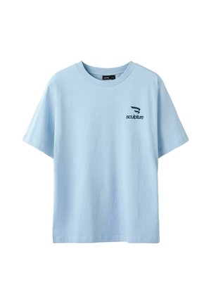 T-shirt med print - blue fog