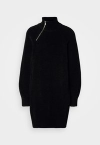 SASKIA MINI DRESS - Φόρεμα-πουλόβερ - black