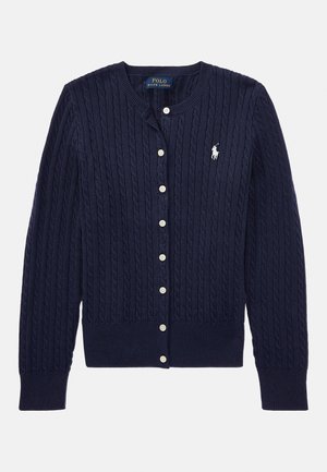 Polo Ralph Lauren MINI-CABLE COTTON CARDIGAN - Strickjacke - hunter navy