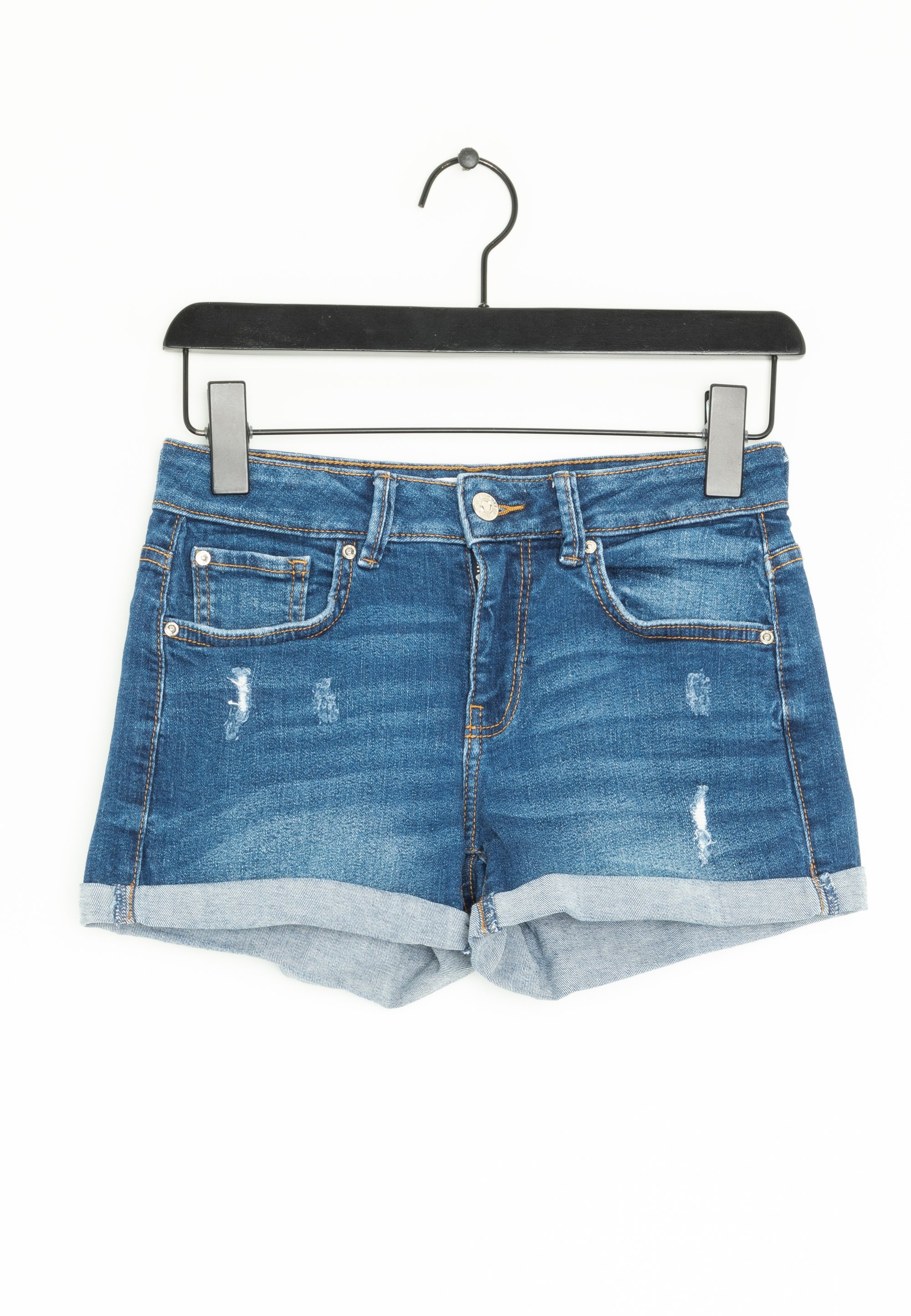 Mango Denim shorts blue/blue denim (Pre-owned) Zalando