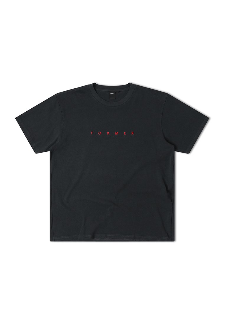 Former T-shirt print antraciet