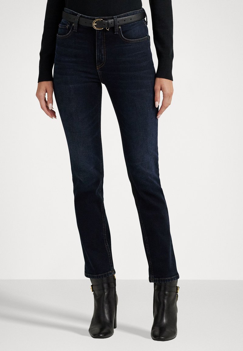 Lauren Ralph Lauren ANKLE Jean droit noam wash/denim bleu ZALANDO.FR