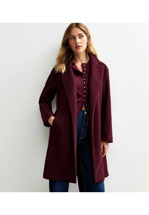 Halflange jas - burgundy