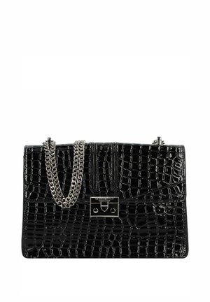 ROROS BIG UMHÄNGE - Bandolera - croco print black