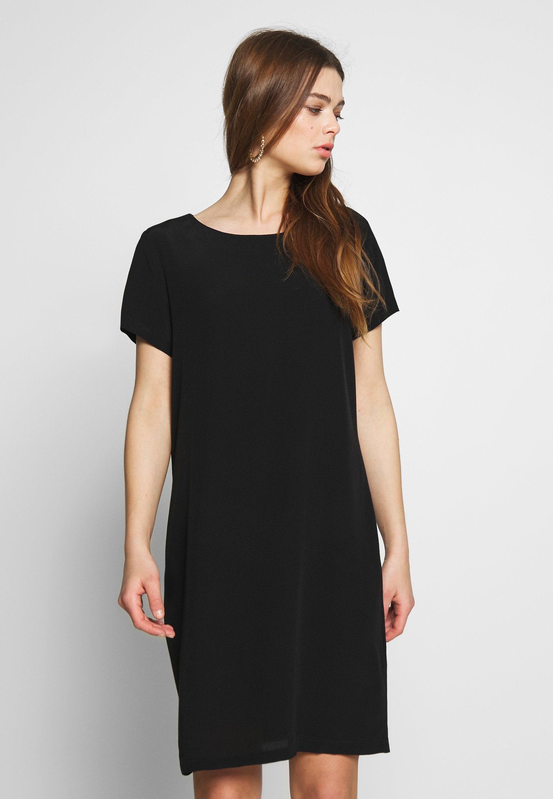 Vila Viprimera T Shirt Dress Jerseykleid Black Schwarz Zalando De 