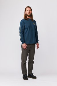 Makia HEL - Majica z dolgimi rokavi - carbon blue