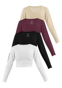 Unausgewählt, weiß schwarz burgund beige