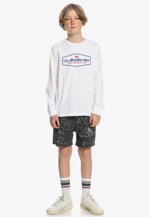OMNI LOCKUP - Longsleeve - white