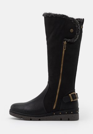 Botas con plataforma - black