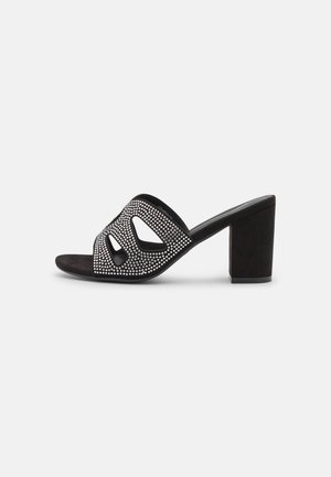 Mules à talons - black