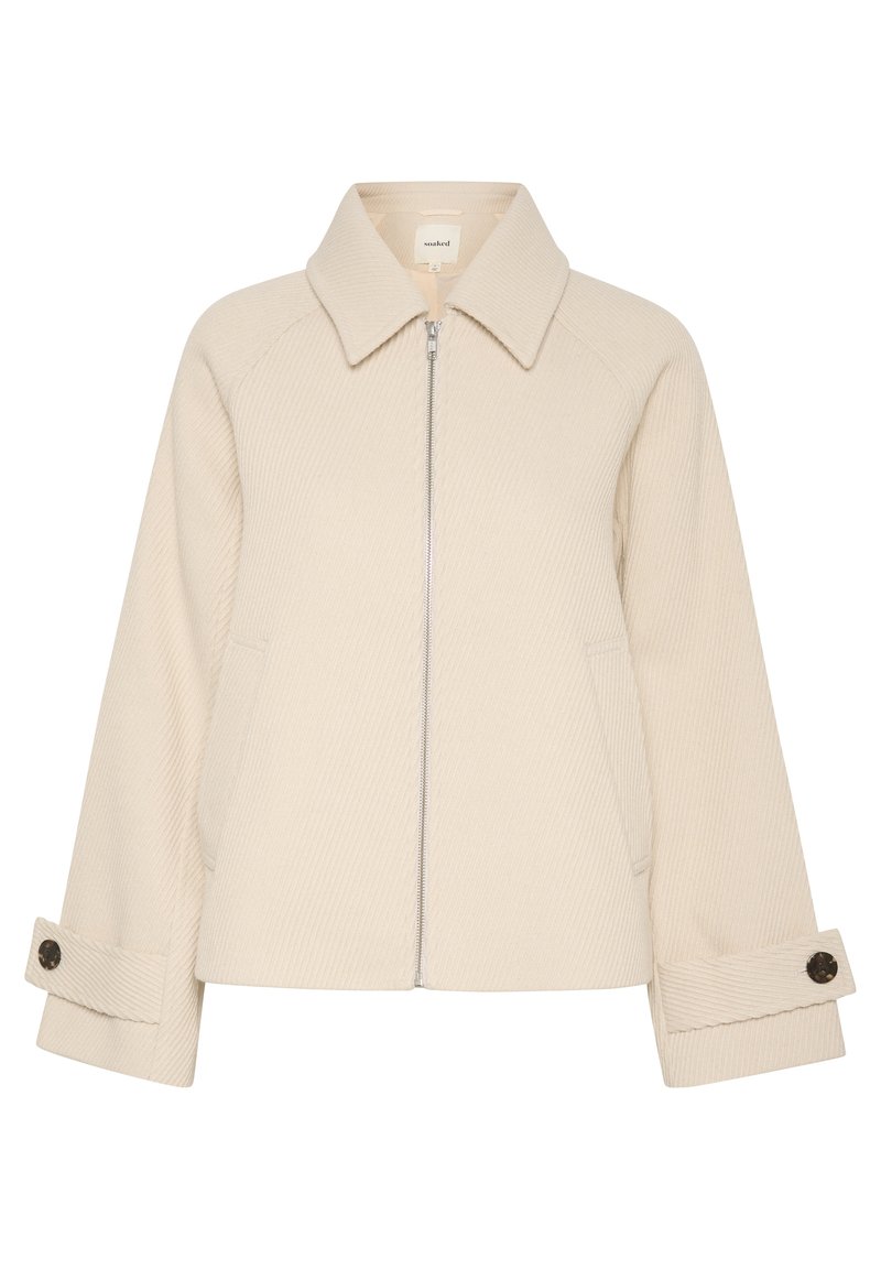 Soaked in Luxury Lichte jas crème