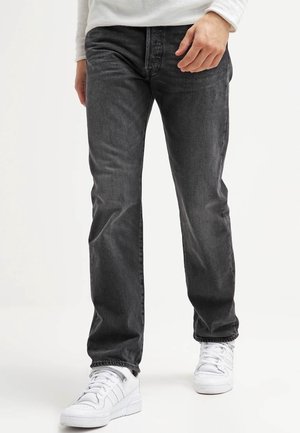 Vaqueros rectos - black denim