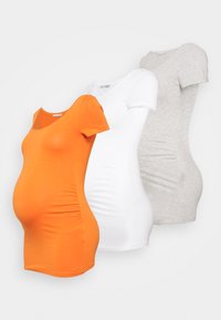 Não selecionado, white/orange/light grey