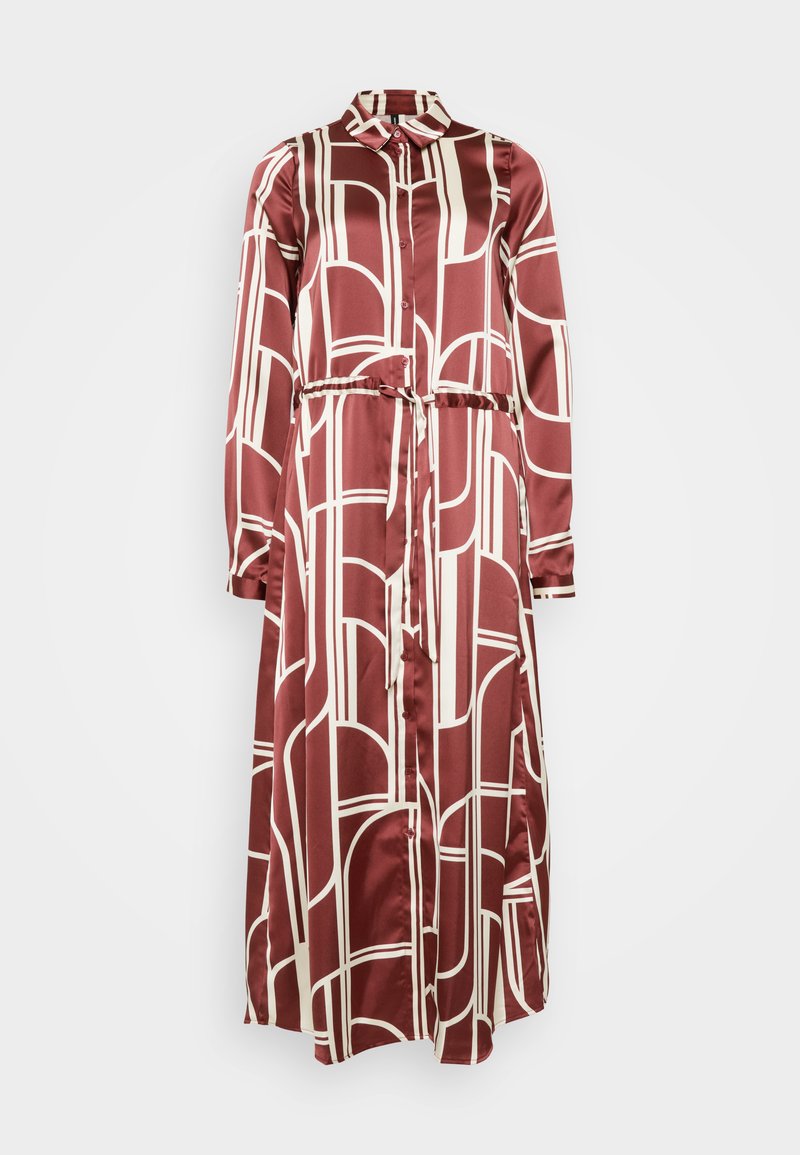 Vero Moda Tall Blousejurk bordeauxrood