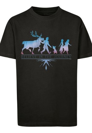 BELIEVE IN THE JOURNEY - Print T-shirt - black