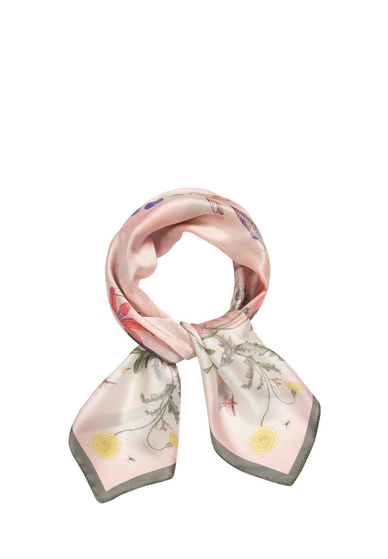 FABLE ENGLAND HIGH TEA IVORY NARRATIVE SQUARE - Foulard - cream green ...