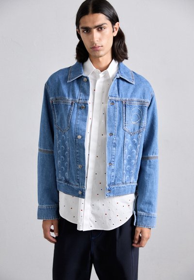 MARINE SERRE MOON LASER TRUCKER JACKET - Farmerdzseki - light blue
