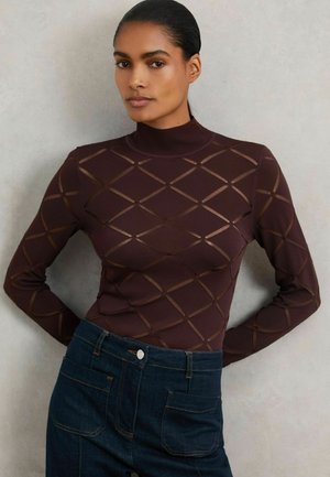 REGULAR FIT - SEREN  - Svetr - burgundy