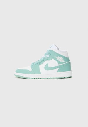 AIR JORDAN 1 MID - Magas szárú edzőcipők - white/cannon