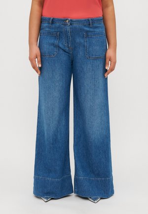TENACE - Wide leg - blu notte