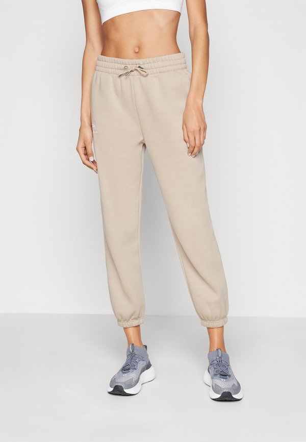 ICON FLEECE - Tracksuit bottoms - city khaki