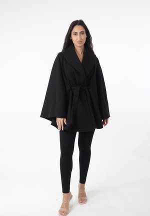 Kurzmantel - schwarz