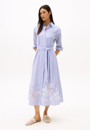 Tommy Hilfiger BRODERIE ANGLAISE SHIRT DRESS - Blousejurk - classic ithaca/blue