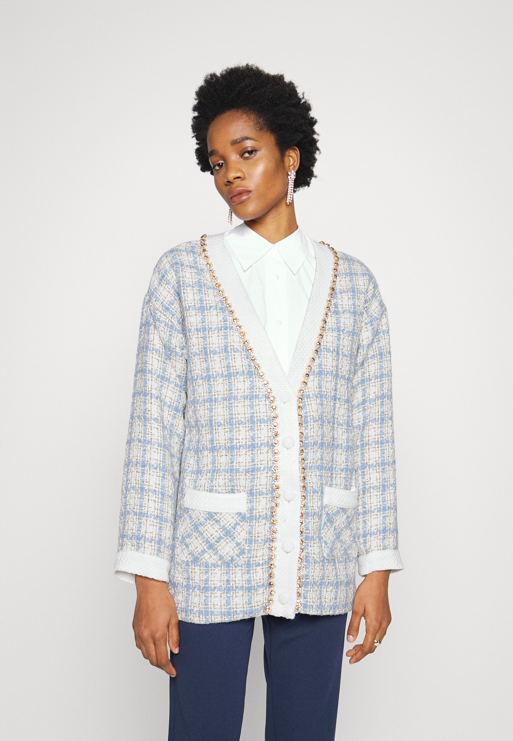 Sister Jane TWEED - Cardigan - blue 