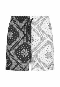 Karl Kani SMALL SIGNATURE PAISLEY BLOCK RESORT - Treniņtērpa apakšdaļas - black white