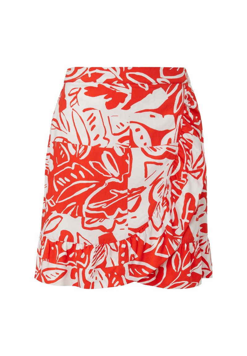 s.Oliver A-lijn rok oranje s.Oliver A-lijn rok oranje