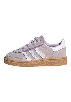 adidas Originals, HANDBALL SPEZIAL COMFORT CLOSURE ELASTIC LACE SHOES UNISEX - Scarpe primi passi - ice lavender   cloud white   gum
