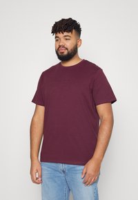 Pier One 5 PACK - T-shirt básica - dark blue/bordeaux/olive