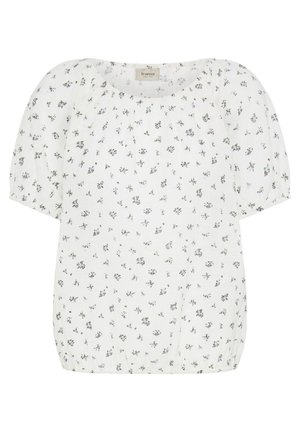 Fransa, FRBOBBI BL - Blouse - cream w brown blue floral