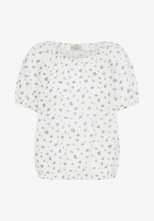 Fransa, FRBOBBI BL - Blouse - cream w brown blue floral
