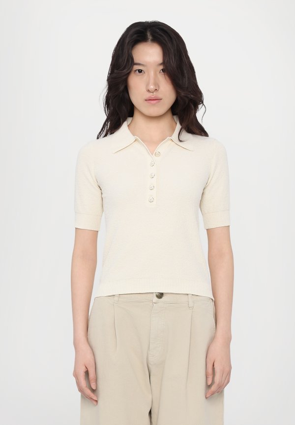 DISTEL - Polo shirt - panna