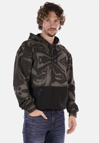 EA7 Emporio Armani Felpa con cappuccio - nero