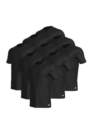 CREW NECK RUND AUSSCHNITT 9ER PACK - Unterhemd/-shirt - black