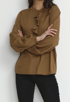 Bluse - brown