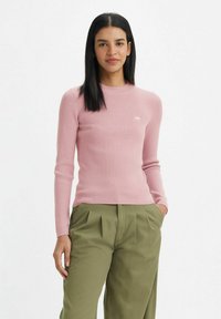 Levi's® - RIB CREW SWEATER - Stickad tröja - pink Miniatyrbild 1