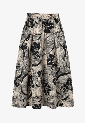TATUUM, ARTICLE TAG: SKIRT | ARTICLE NAME: MANGITA - sukňa v tvare A - light beige melange