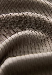 Next SHORT SLEEVE PREMIUM HENLEY  REGULAR FIT - Lihtne T-särk - mink brown