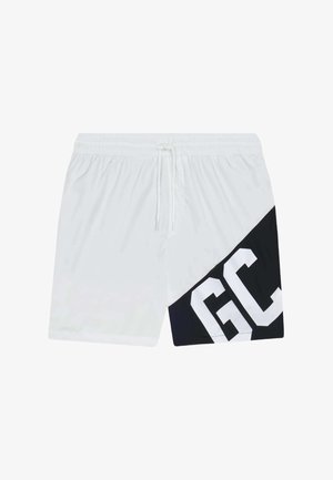 GCDS, BAND LOGO SWIM SHORTS - Shorts da mare - white