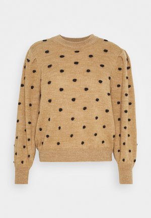 Object Petite Strickpullover - brown