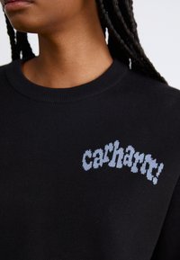 Carhartt WIP AMOUR - Camisola - black/misty sky