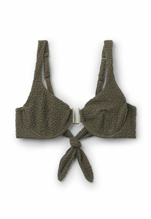 CRINKLE DUNE - Top de bikini - green
