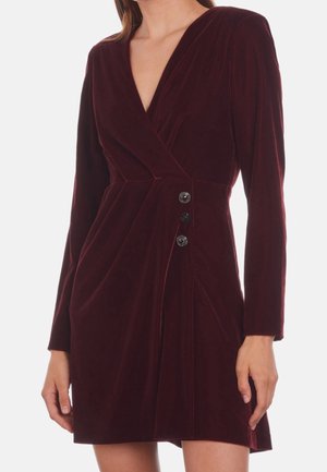 Freizeitkleid - bordeaux