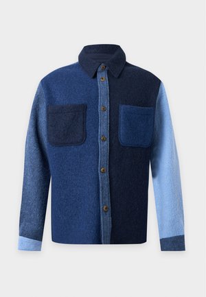 Les Deux, COLOURBLOCK OVERSHIRT - Лятно яке - dark navy