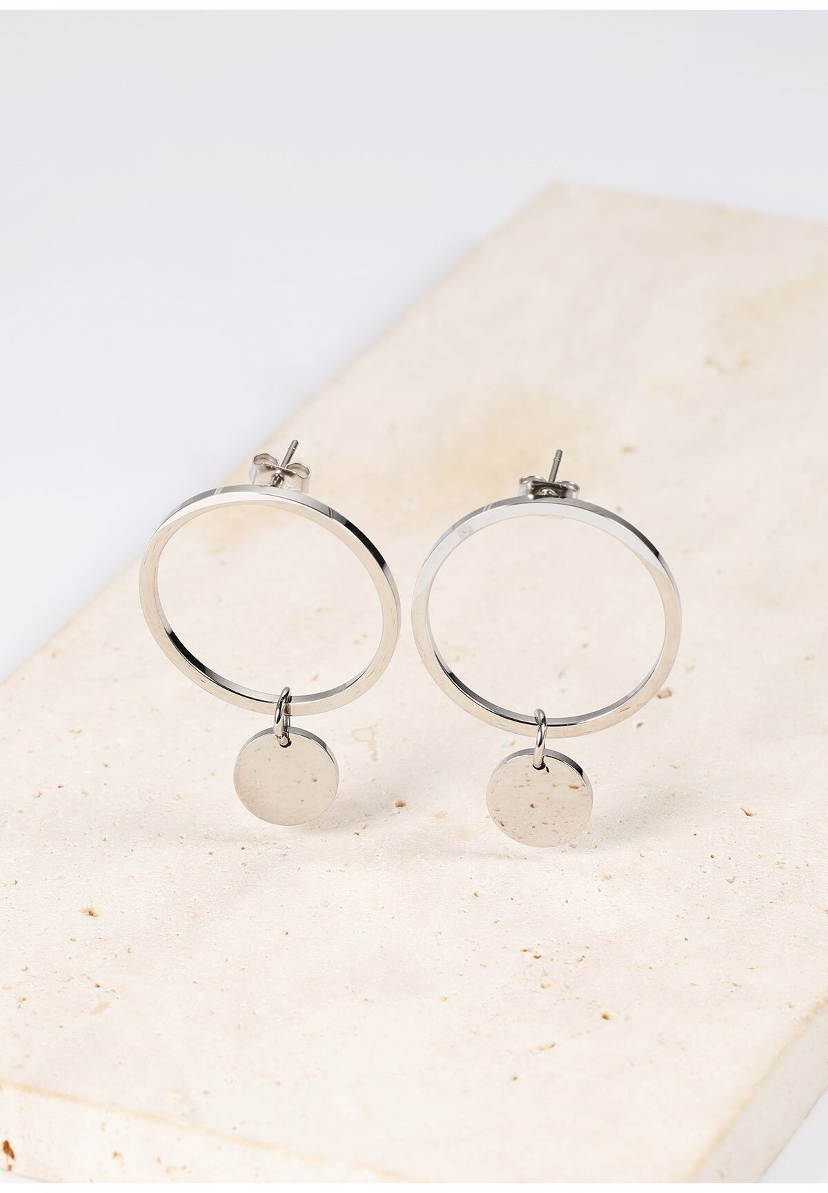 Happiness Boutique Orecchini A Cerchio 3/4 In Acciaio Inossidabile Placcato Oro - Piccoli, Antiallergici, Regalo In Scatola