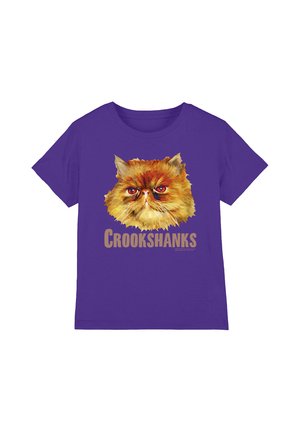 Cotton Soul, HARRY POTTER CROOKSHANKS COLOR - Print T-shirt - purple